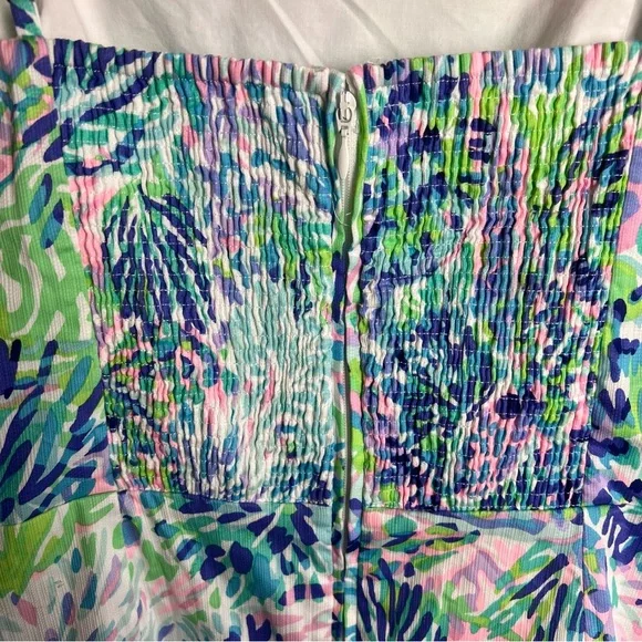 Lilly Pulitzer Jesse Romper in Multi Shell of a Party Size 8 - Picture 8 of 14